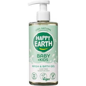 Happy Earth Wasgel 100% Natuurlijk Baby & Kids 300 ml
