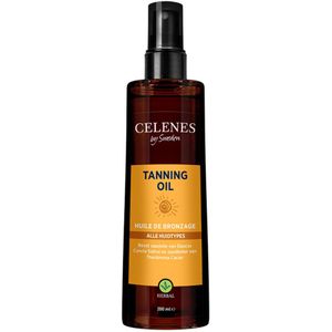 3x Celenes Herbal Tanning Oil Alle Huidtypes 200 ml