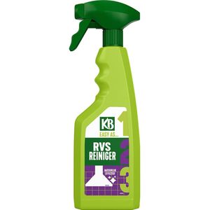 6x KB Easy RVS Reiniger Spray 500 ml