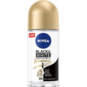 Nivea Deodorant Roller Black & White Silky Smooth 50 ml