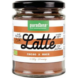 3x Purasana Cacao Maca Latté Bio 120 gr