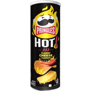 9x Pringles HOT Flamin' Cheese 160 gr