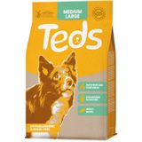3x Teds Droogvoer met Insecten voor Middelgrote en Grote Honden 2,5 kg