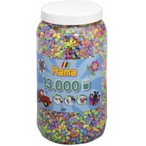 Hama Strijkkralen in Pot Pastel Kleuren 13000 stuks