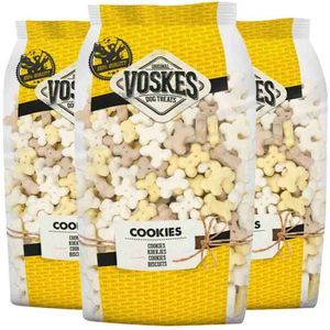 3x Voskes Mini Kluifjes Mix 750 gr