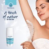 3x Celenes Thermal Mineral Roller Deodorant Geurloos 75 ml