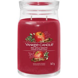 Yankee Candle Signature Red Apple Wreath Large Jar