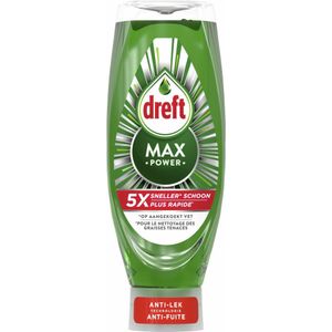 2e halve prijs: Dreft Max Power Afwasmiddel Original 730 ml