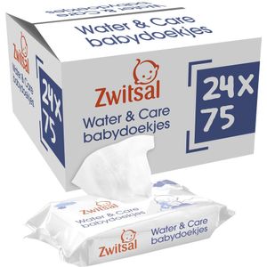 Zwitsal Water & Care Babydoekjes 24 x 75 doekjes