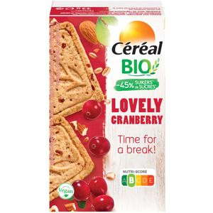 Céréal Healthier Bio Koekjes Cranberry 33 gr