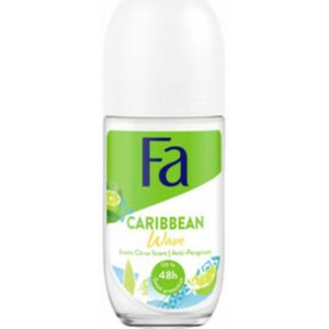 6x Fa Deodorant Roller Caribbean Lemon 50 ml