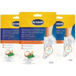 3x Scholl Voetmasker Verzachtend en Revitaliserend 1 paar