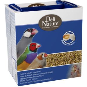 Deli Nature Eivoer Tropische Vogels Vet 1 kg