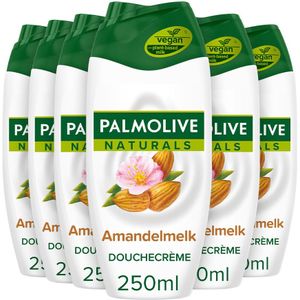 6x Palmolive Douchecréme Naturals Amandelmelk 250 ml
