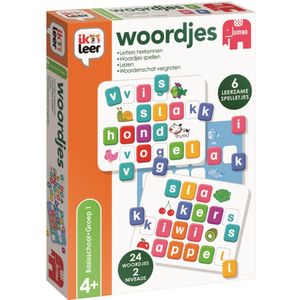 Jumbo Ik Leer Woordjes - Leer spelenderwijs woordjes spellen - Vanaf 4 jaar - 1-4 spelers