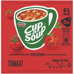 9x Unox Cup-a-Soup Tomaat 3 x 175 ml