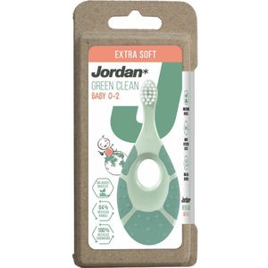 3x Jordan Tandenborstel Green Clean Step 1 Baby (0-2 jaar)