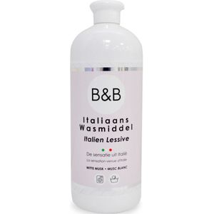 B&B Italiaanse Wasparfum Wasmiddel Witte Musk 1000 ml