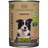 BF Petfood Biofood Organic Kalkoen Menu 400 gr