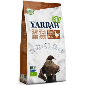 4x Yarrah Bio Hondenvoer Graanvrij Kip - Vis 2 kg