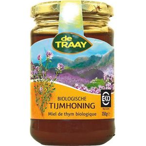 3x De Traay Honing Tijm Bloemen Eko 350 gr