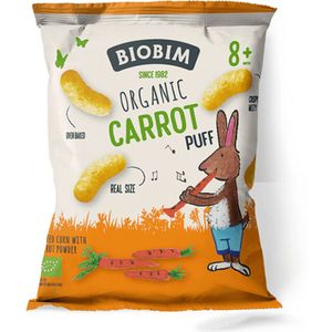 8x Biobim Puffs 8+ mnd Wortel 15 gr