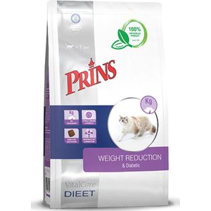 Prins VitalCare Diet Weight Reduction & Diabetic Kattenvoer 5 kg