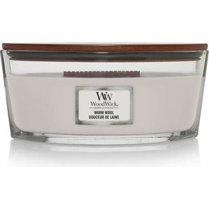 WoodWick Geurkaars Ellipse Warm Wool 454 gr