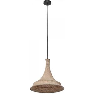 Anne Light and home hanglamp Marrakesch - crème - stof - 50 cm - E27 fitting - 3394CR