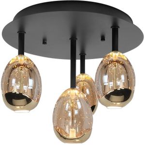 LED - Plafondlamp Golden Egg - 4 Lichts - Dimbaar - 2700K