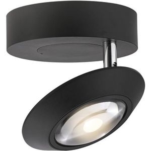 PURE - Oculis - LED Plafondlamp - Zwart - Dimbaar - Modern - 15 cm Diameter
