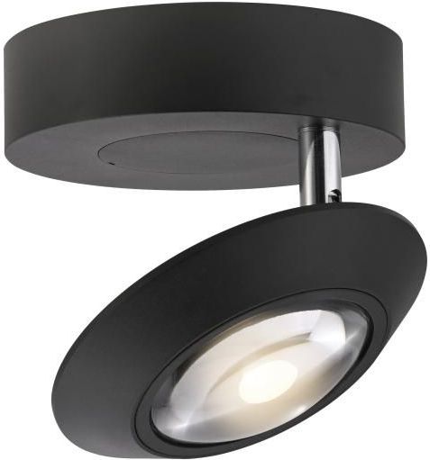 PURE - Oculis - LED Plafondlamp - Zwart - Dimbaar - Modern - 15 cm Diameter