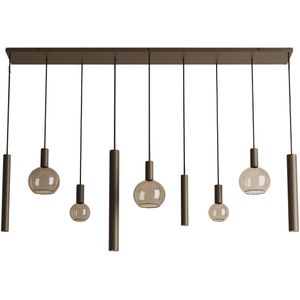 Dijkos - Riva - Hanglamp - Platinum - 170 cm