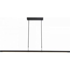 Hanglamp Real 3 zwart staal 100 cm met 2 dimmers