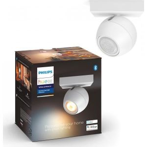 Philips Hue Buckram opbouwspot - warm tot koelwit licht - 1-spot - wit