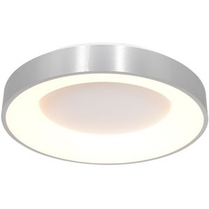 Plafondlamp Ringlede Zilver 38 cm