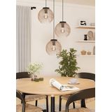 Eglo - Alhabia - Hanglamp - Zand - 3-lichts Rond - Verstelbare Hoogte