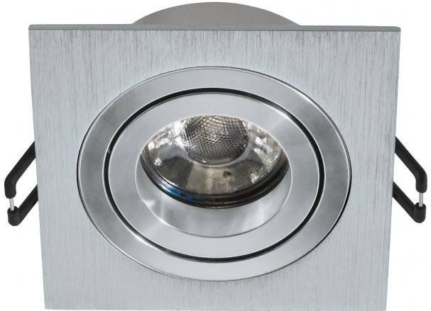 Eglo - Terni PRO - Inbouwspot - Aluminium-Geborsteld - 92x92mm