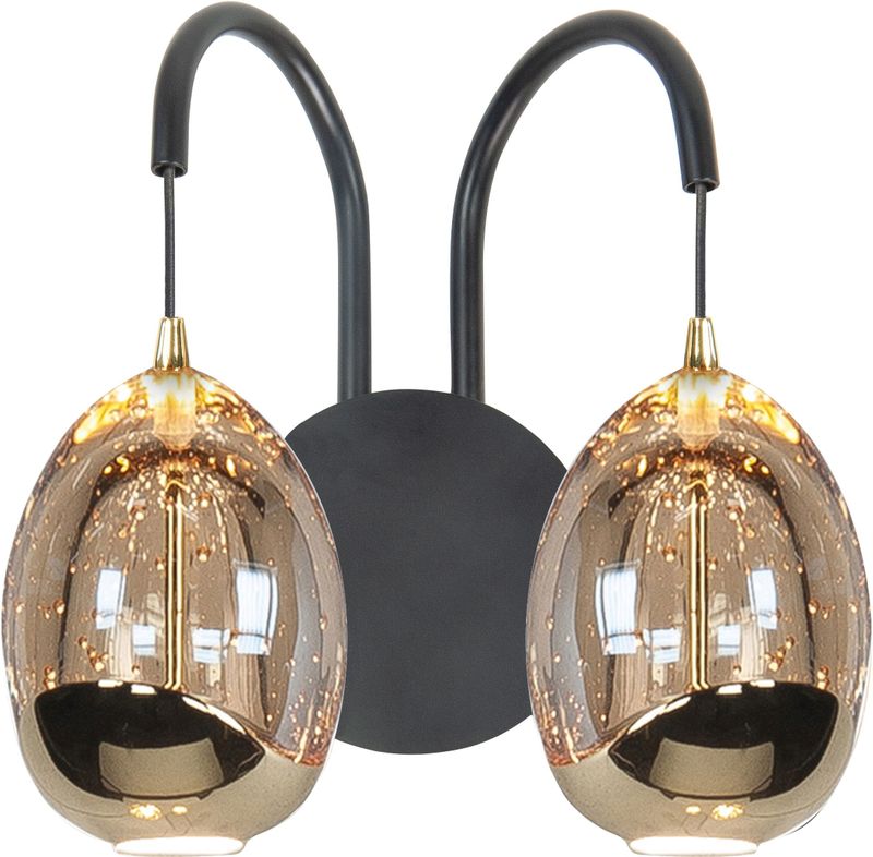 Wandlamp - Modern - Zwart - Metaal