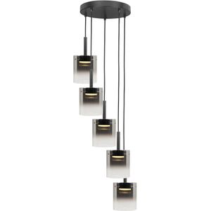 Hanglamp Salerno 5-lichts rond