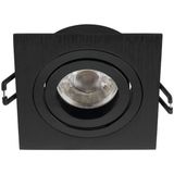 Eglo - Terni PRO - Inbouwspot - Zwart - 92x92 mm