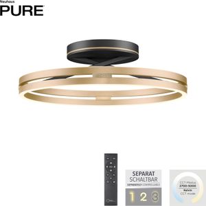 Plafondlamp - Pure Loop - Messing - Ø 60 cm - LED - 42 Watt - 5040 Lumen