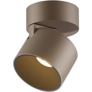 PURE - LED Plafondspot Cup - Bronskleurig - Ø 9,5 cm - Dimbaar - Modern