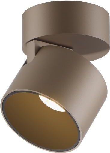 PURE - LED Plafondspot Cup - Bronskleurig - Ø 9,5 cm - Dimbaar - Modern