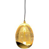 Highlight - Hanglamp Golden Egg ovaal 12 lichts L 140 cm amber-zwart