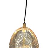 Highlight - Hanglamp Golden Egg ovaal 12 lichts L 140 cm amber-zwart