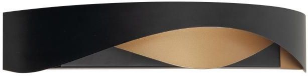 Wandlamp Ascoli Zwart/Goud