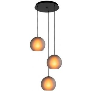 Hanglamp Arangona 3-lichts Zwart Rond