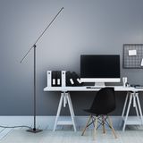 Vloerlamp - Zwart - Metaal