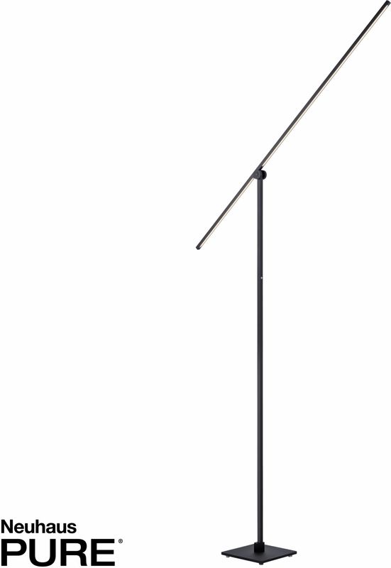 Vloerlamp - Zwart - Metaal